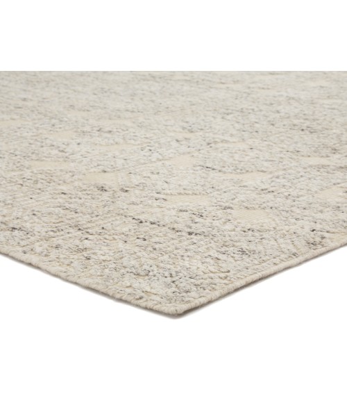 REIGN RUG Jaipur Living Abelle Hand-Knotted Medallion Gray/ Beige Area Rug (8 10"X13 )