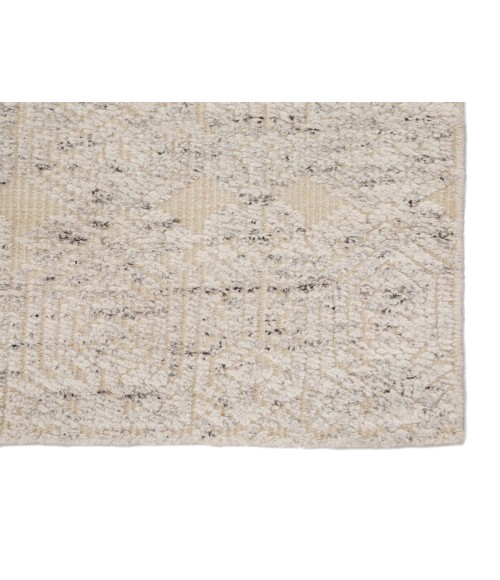 REIGN RUG Jaipur Living Abelle Hand-Knotted Medallion Gray/ Beige Area Rug (8 10"X13 )