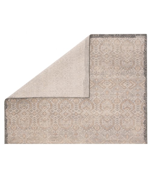 REVOLUTION RUG Jaipur Living Prospect Hand-Knotted Tribal Gray/ Gold Area Rug (10 X14 )