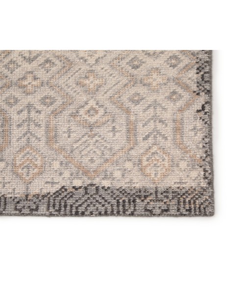 REVOLUTION RUG Jaipur Living Prospect Hand-Knotted Tribal Gray/ Gold Area Rug (10 X14 )