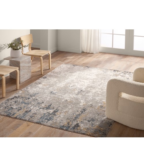 Jaipur Living Lancet Abstract Silver/Blue Area Rug 10'X14'