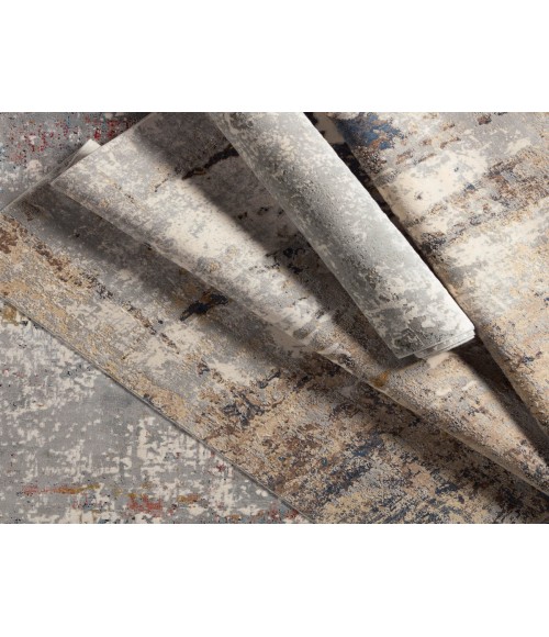 Jaipur Living Lancet Abstract Silver/Blue Area Rug 10'X14'