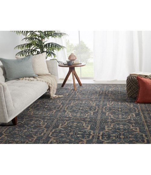 Jaipur Living Rhapsody Blue Rug RHA06 8 ft. 6 in. X 11 ft. 6 in. Rectangle - Rugs Town Jaipur Living Rhapsody Blue RHA06 8 ft. 6 in. X 11 ft. 6 in. Rectangle Rug