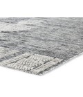 RIZE RUG Jaipur Living Torsby Hand-Knotted Geometric Black/ Ivory Runner Rug (3 X10 )