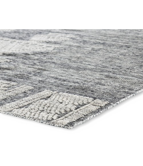 RIZE RUG Jaipur Living Torsby Hand-Knotted Geometric Black/ Ivory Runner Rug (3 X10 )