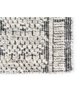 RIZE RUG Jaipur Living Torsby Hand-Knotted Geometric Black/ Ivory Runner Rug (3 X10 )