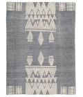 RIZE RUG Jaipur Living Torsby Hand-Knotted Tribal Blue/ Ivory Area Rug (7 10"X9 10")