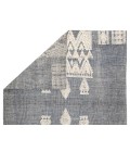 RIZE RUG Jaipur Living Torsby Hand-Knotted Tribal Blue/ Ivory Area Rug (7 10"X9 10")