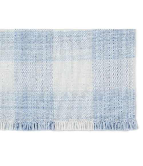 Jaipur Living Truce Handmade Indoor/Outdoor Striped Light Blue/ Ivory Area Rug 9'X12'