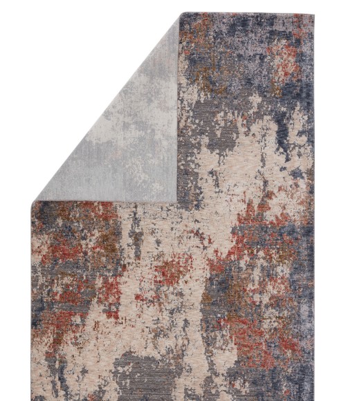 Raveen Area Rug Jaipur Living Hemet Abstract Blue/ Red Runner Rug (2'6"X8')