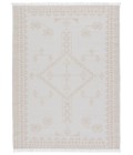 Revelry Area Rug Jaipur Living Ollin Indoor/ Outdoor Medallion White/ Cream Area Rug (8'10"X11'9")