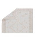 Revelry Area Rug Jaipur Living Ollin Indoor/ Outdoor Medallion White/ Cream Area Rug (8'10"X11'9")