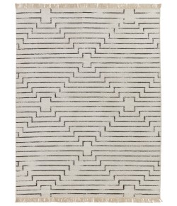 Jaipur Living Satellite Alloy SAT02 White/Black 8 ft. X 11 ft. Rectangle Rug