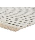 Jaipur Living Alloy Handmade Geometric White/ Black Area Rug (9'X13')