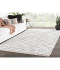 Satellite Area Rug Jaipur Living Alloy Handmade Geometric White/ Black Area Rug (8'X11')