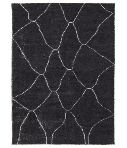 Satellite Area Rug Jaipur Living Carmine Handmade Geometric Dark Gray/ Blue Area Rug (8'X11')