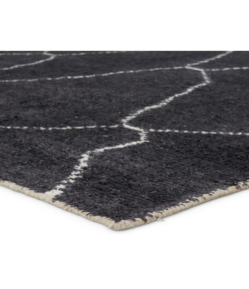 Satellite Area Rug Jaipur Living Carmine Handmade Geometric Dark Gray/ Blue Area Rug (8'X11')