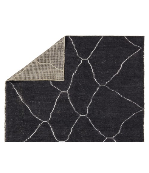 Satellite Area Rug Jaipur Living Carmine Handmade Geometric Dark Gray/ Blue Area Rug (8'X11')