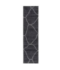SATELLITE RUG Jaipur Living Carmine Handmade Geometric Dark Gray/ Blue Runner Rug (2 6"X10 )