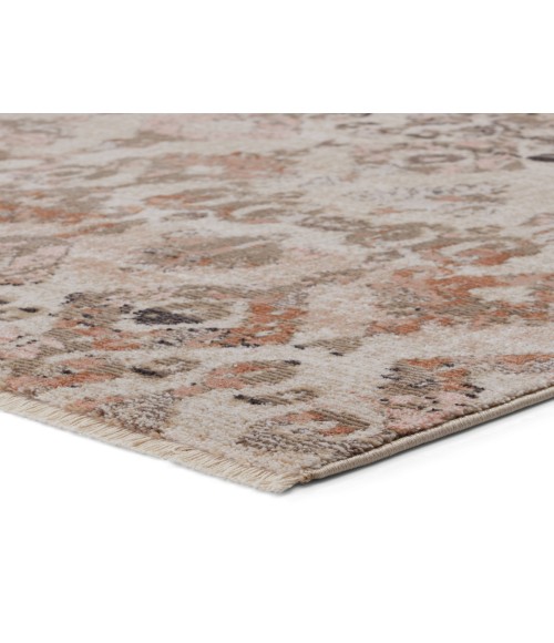 Sanaa By Nikki Chu Area Rug Nikki Chu by Jaipur Living Asani Ikat Tan/ Light Pink Area Rug (7'10"X11'1")