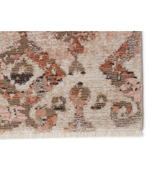 Sanaa By Nikki Chu Area Rug Nikki Chu by Jaipur Living Asani Ikat Tan/ Light Pink Area Rug (7'10"X11'1")