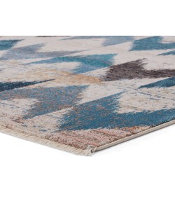 Jaipur Living Sanaa By Nikki Chu Zevi SBC06 Blue Beige 7 ft. 10 in. X 11 ft. 1 in. Rectangle Rug