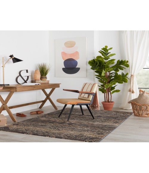 Jaipur Living Sanaa By Nikki Chu Black SBC10 18 in. Swatch Square Rug