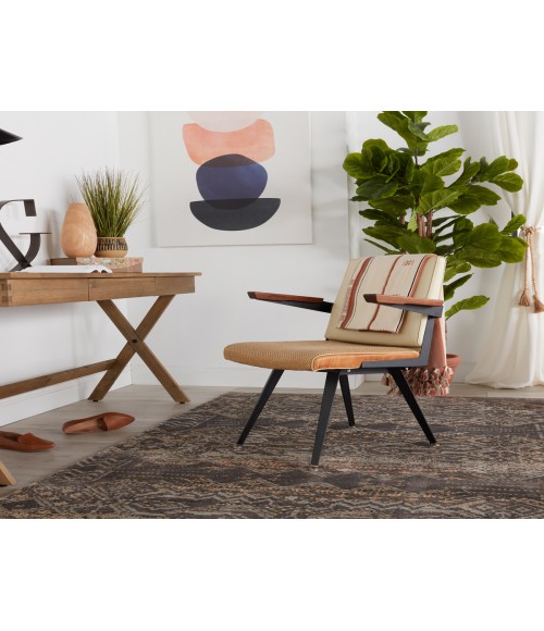 Jaipur Living Sanaa By Nikki Chu Black SBC10 18 in. Swatch Square Rug