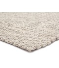 Jaipur Living Alta Handmade Solid Gray/ White Area Rug (8'X10')