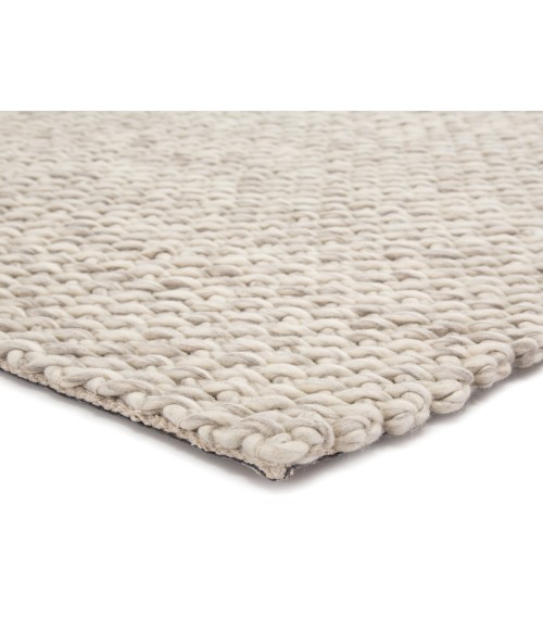 Jaipur Living Alta Handmade Solid Gray/ White Area Rug (8'X10')