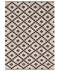 Scandinavia Nordic Area Rug Jaipur Living Croix Handmade Geometric Black/ White Area Rug (5'X8')