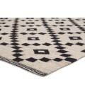 Scandinavia Nordic Area Rug Jaipur Living Croix Handmade Geometric Black/ White Runner Rug (2'6"X8')