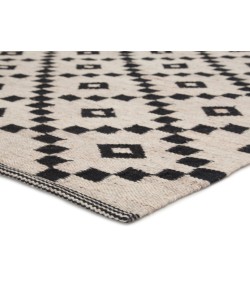 Jaipur Living Scandinavia Nordic Croix SCN01 Black/White 2 ft. 6 in. X 8 ft. Rectangle Rug