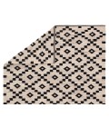 Scandinavia Nordic Area Rug Jaipur Living Croix Handmade Geometric Black/ White Runner Rug (2'6"X8')