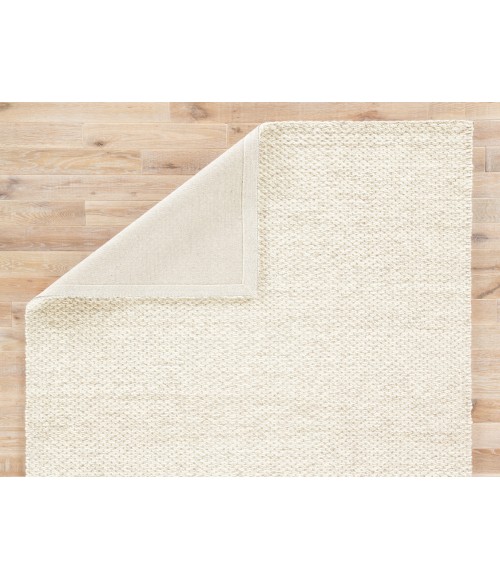 Jaipur Living Karlstadt Handmade Solid Taupe/ White Area Rug (9'X12')