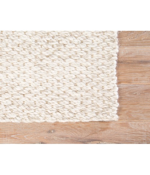 Jaipur Living Karlstadt Handmade Solid Taupe/ White Area Rug (9'X12')