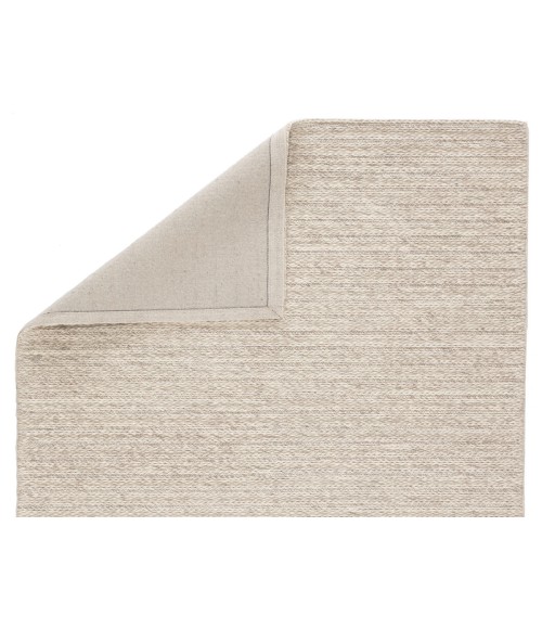 Scandinavia Rakel Area Rug Jaipur Living Grams Handmade Solid Cream/ Light Gray Area Rug (8'X10')