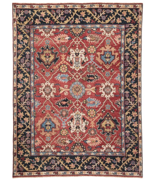 SALINAS RUG Jaipur Living Aika Hand-Knotted Medallion Red/ Multicolor Area Rug (10 X14 )