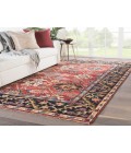 SALINAS RUG Jaipur Living Aika Hand-Knotted Medallion Red/ Multicolor Area Rug (10 X14 )