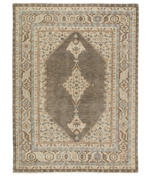 SALINAS RUG Jaipur Living Farwell Hand-Knotted Medallion Blue/ Ivory Area Rug (8 6"X11 6")