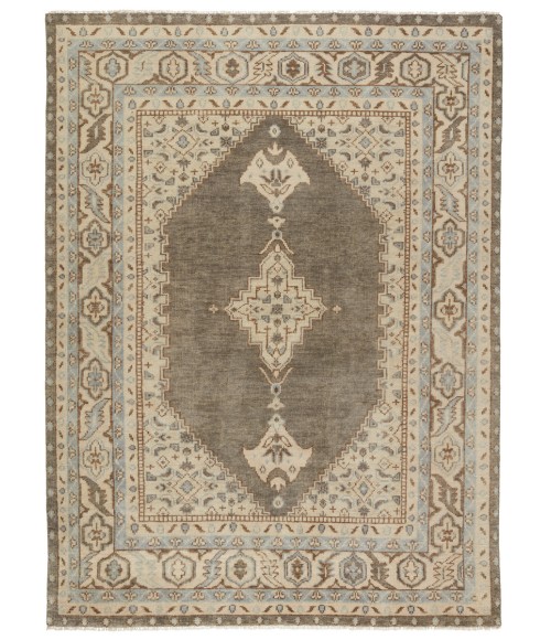 Jaipur Living Farwell Hand-Knotted Medallion Blue/ Ivory Area Rug (8'X10')