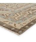 Jaipur Living Farwell Hand-Knotted Medallion Blue/ Ivory Area Rug (8'X10')