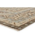 Jaipur Living Farwell Hand-Knotted Medallion Blue/ Ivory Area Rug (8'X10')