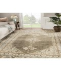 SALINAS RUG Jaipur Living Farwell Hand-Knotted Medallion Blue/ Ivory Area Rug (8 6"X11 6")