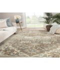 SALINAS RUG Jaipur Living Flynn Hand-Knotted Medallion Gray/ Blue Area Rug (6 X9 )