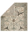 Jaipur Living Slayton Hand-Knotted Medallion Ivory/ Light Teal Runner Rug (3'X12')