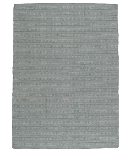 Jaipur Living Miradero Indoor/ Outdoor Striped Sea Green Area Rug (4'X6')