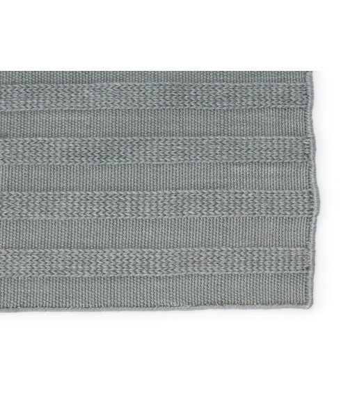 Jaipur Living Miradero Indoor/ Outdoor Striped Sea Green Area Rug (4'X6')