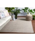 Jaipur Living Miradero Indoor/ Outdoor Striped Light Gray Area Rug (5'X8')
