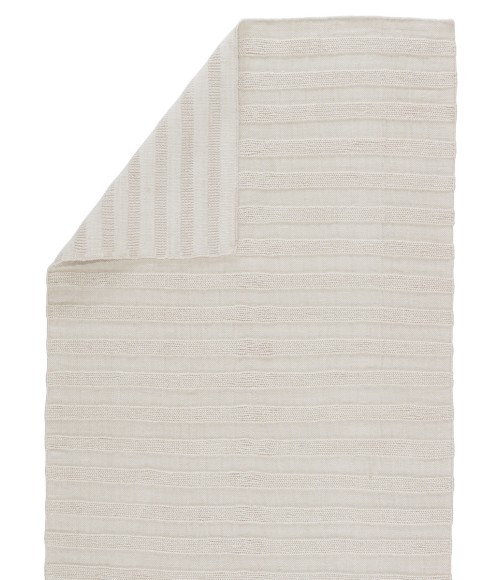 Jaipur Living Miradero Indoor/ Outdoor Striped Ivory Area Rug (5'X8')